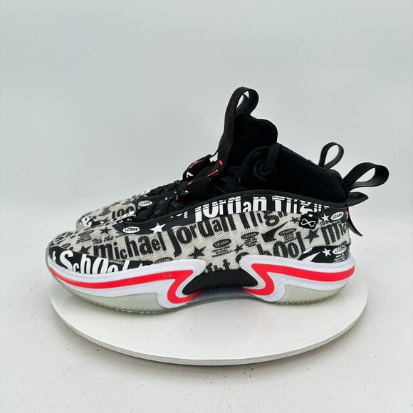 Nike Air Jordan XXXVI 36 Flight School Men Size 10 DN4197-001 Black White Shoes - Picture 1 of 11